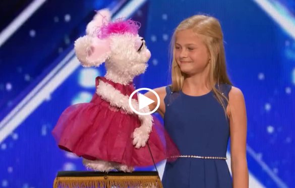 Darci Lynne: 12-Year-Old Singing Ventriloquist Gets Golden Buzzer ...